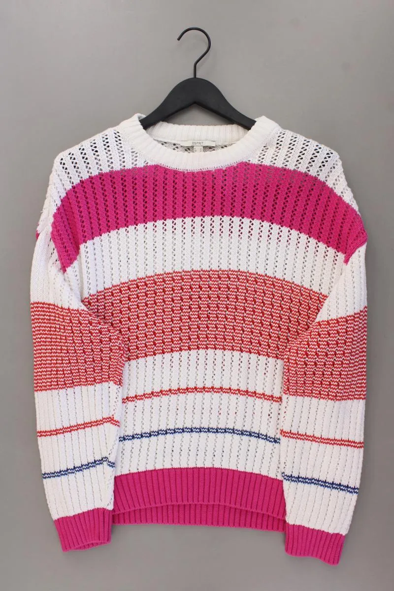 Esprit Grobstrickpullover Gr. M neuwertig mehrfarbig aus Baumwolle
