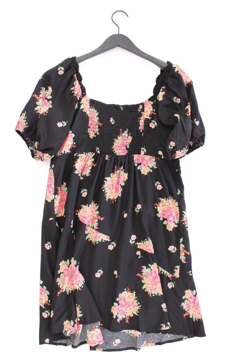 Asos Kurzarmkleid Gr. 40 mit Blumenmuster neu mit Etikett schwarz aus Viskose