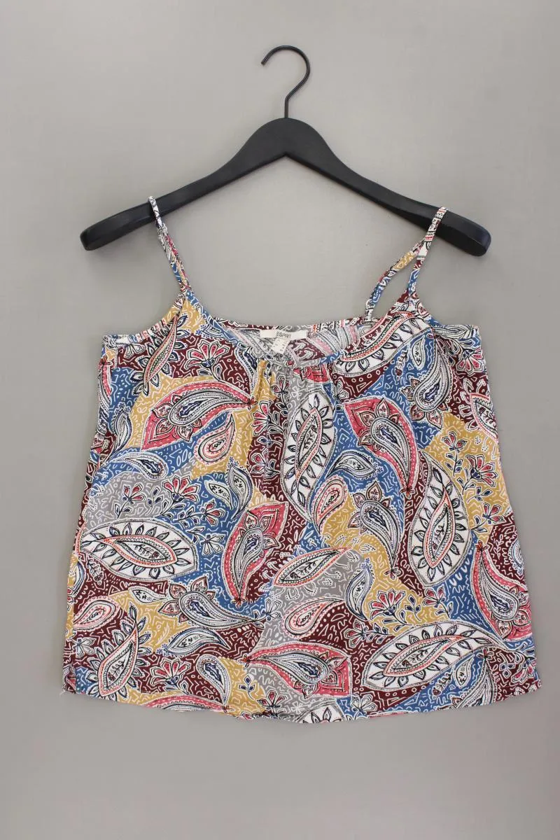 Esprit Spaghetti-Top Gr. 38 mit Paisleymuster mehrfarbig aus Viskose