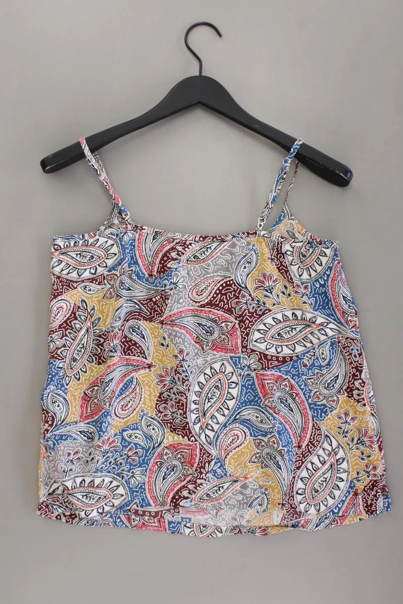 Esprit Spaghetti-Top Gr. 38 mit Paisleymuster mehrfarbig aus Viskose