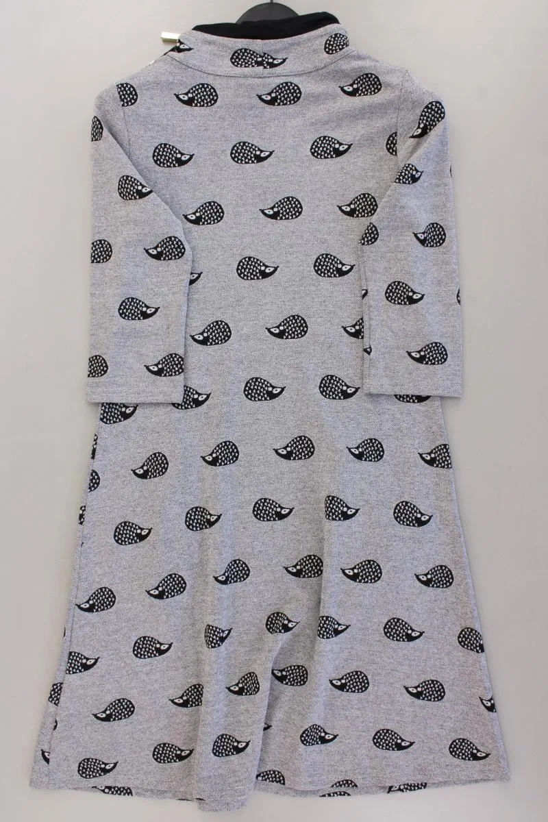 Midikleid Gr. M 3/4 Ärmel grau aus Viskose