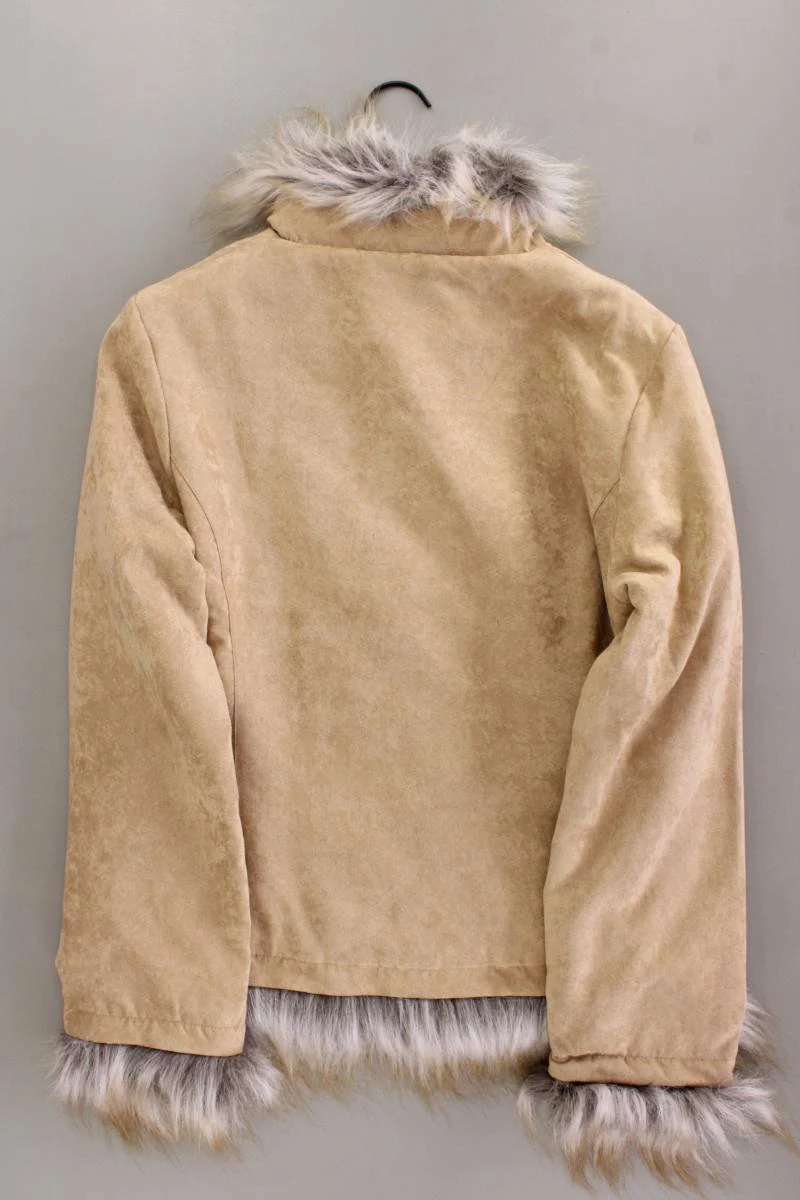 Y2K Jacke Gr. M Vintage creme aus Polyester