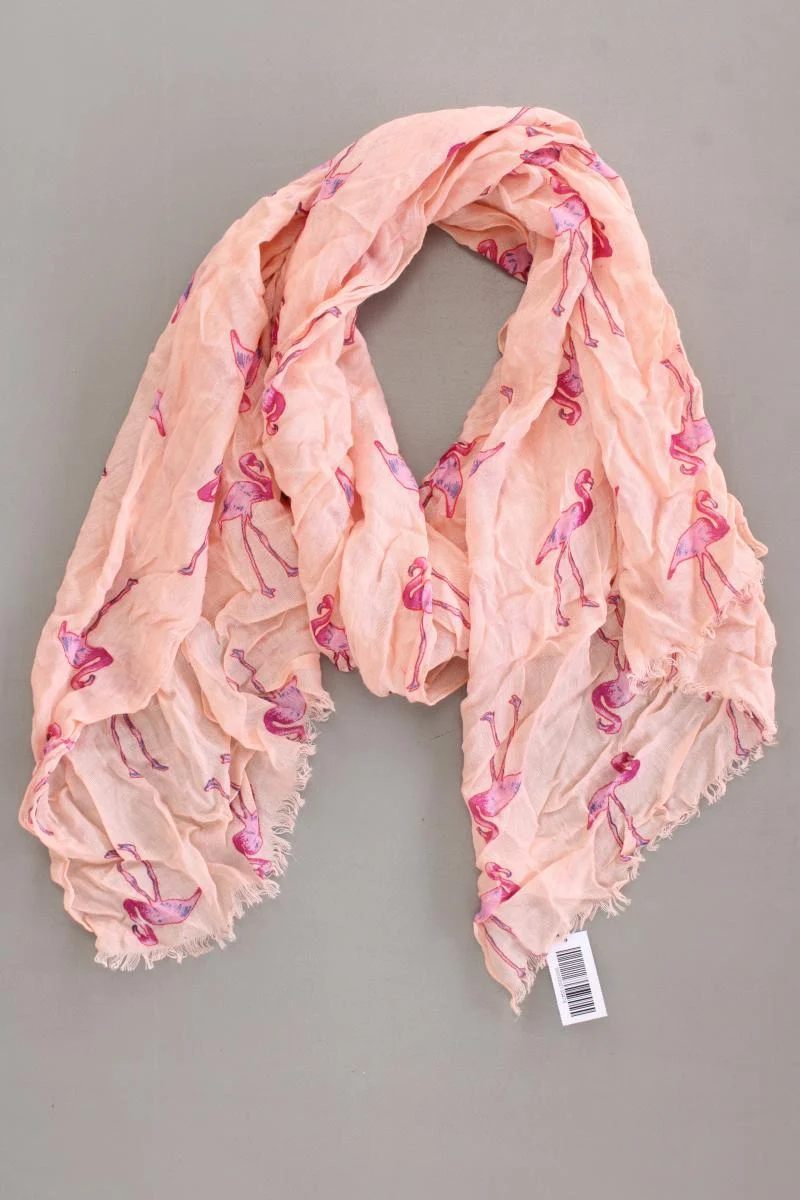 Tuch mit Flamingomuster rosa aus Viskose