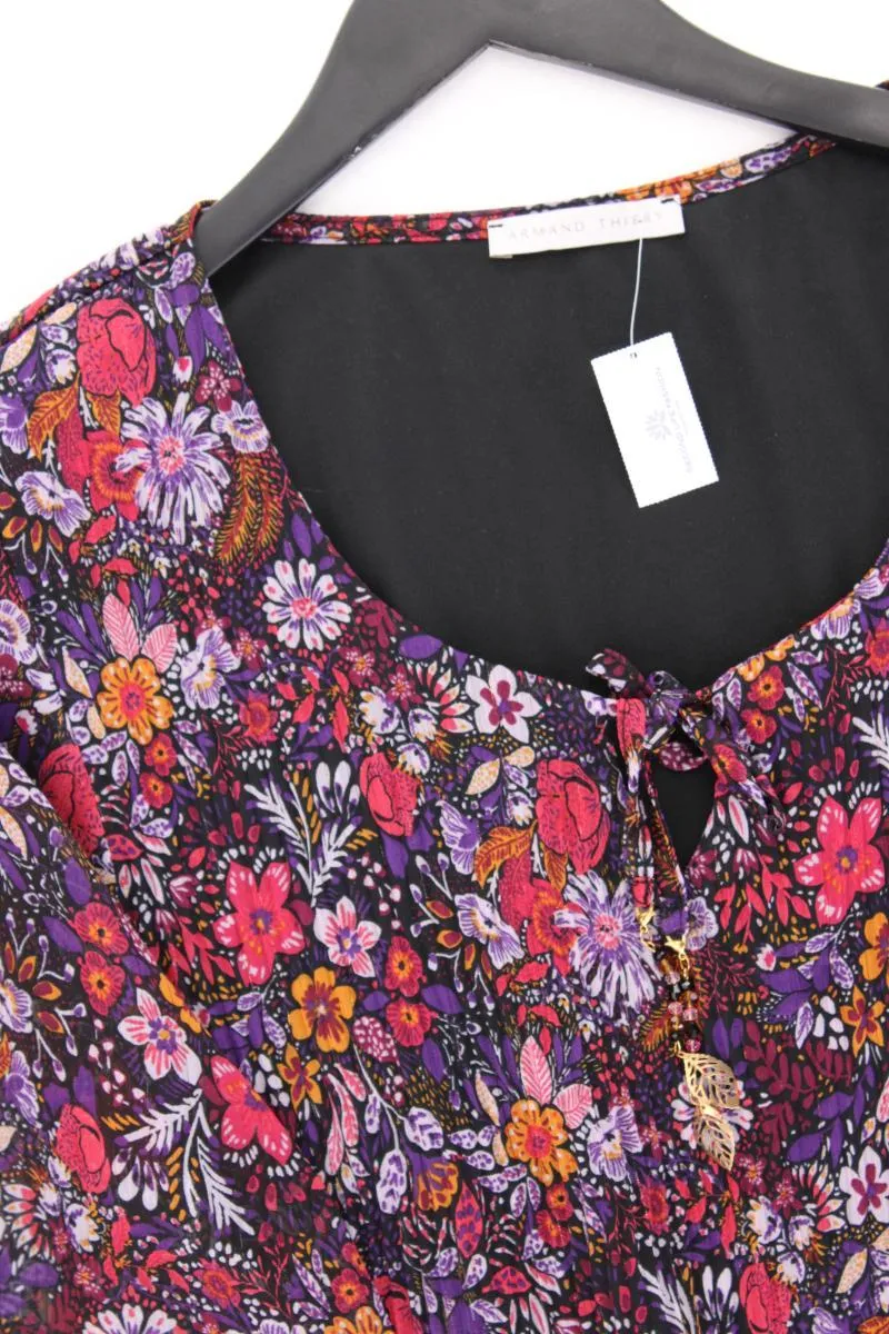 Armand Thierry Midikleid Gr. 44 mit Blumenmuster 3/4 Ärmel mehrfarbig
