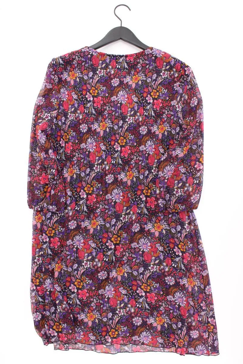 Armand Thierry Midikleid Gr. 44 mit Blumenmuster 3/4 Ärmel mehrfarbig