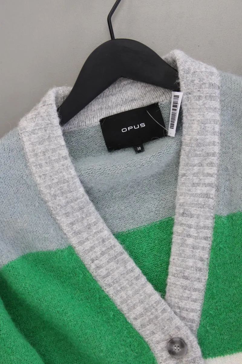 Opus Strickjacke Modell Damin Gr. 38 gestreift Langarm mehrfarbig aus Polyamid