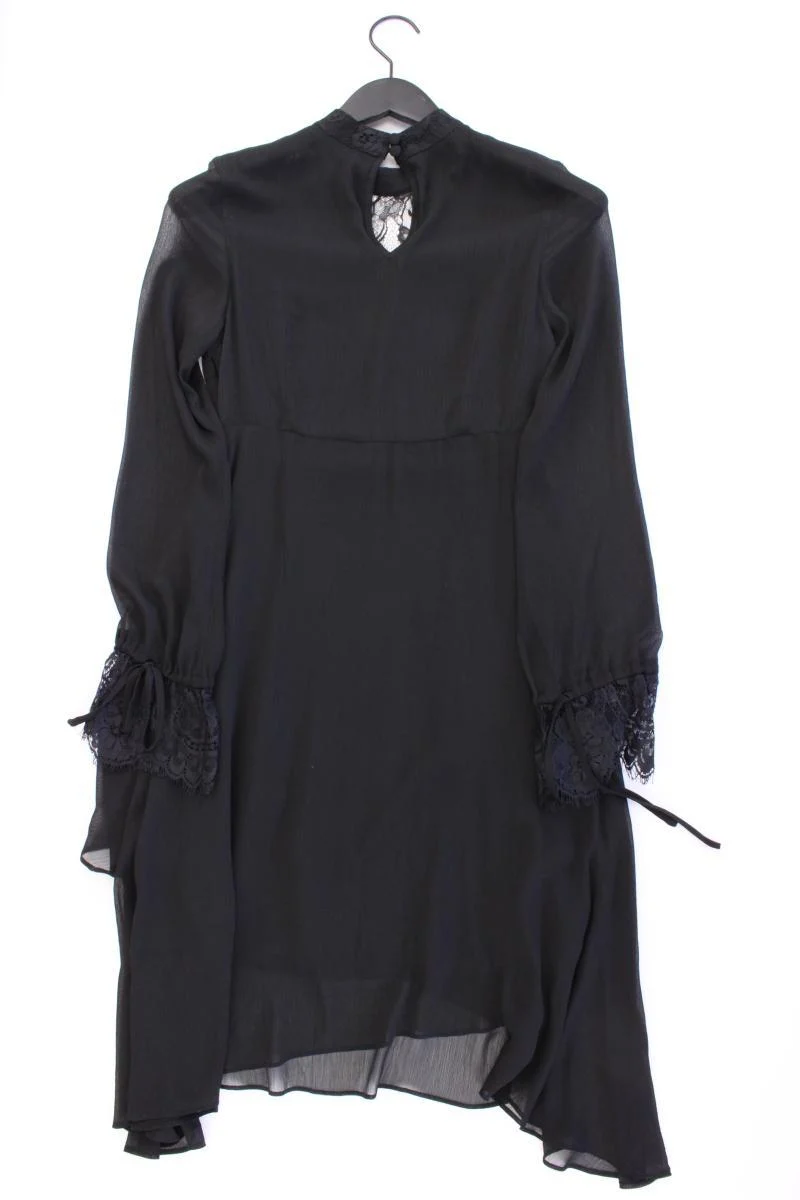 Tigha Langarmkleid Gr. XS neuwertig schwarz aus Polyester