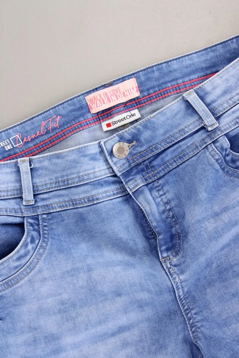 Street One Jeansshorts Gr. W36 blau