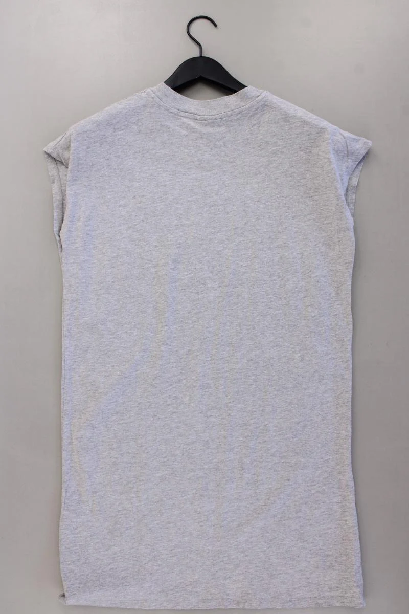 Weekday Kurzarmkleid Gr. S grau aus Baumwolle