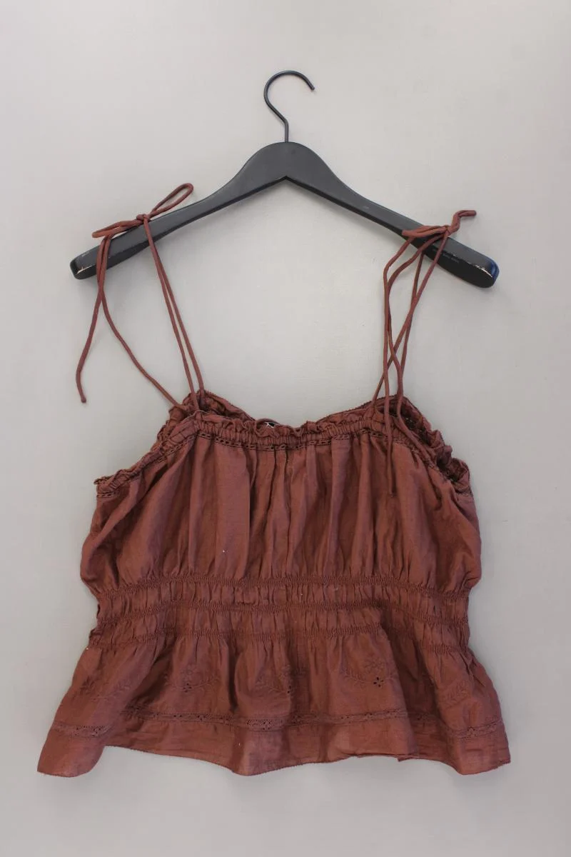Rita Ora x Primark Top Gr. XL braun aus Baumwolle