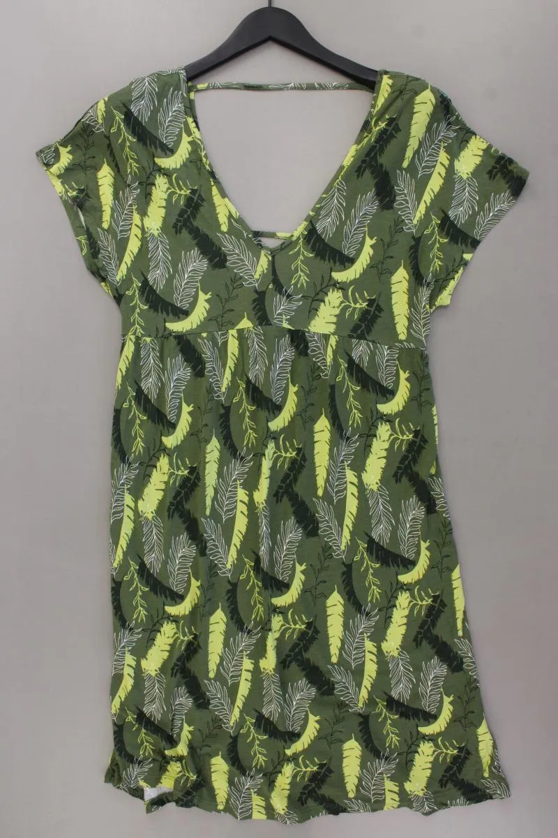 s.Oliver Kurzarmkleid Gr. 36 olivgrün aus Viskose