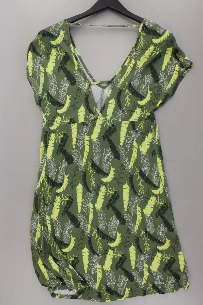 s.Oliver Kurzarmkleid Gr. 36 olivgrün aus Viskose