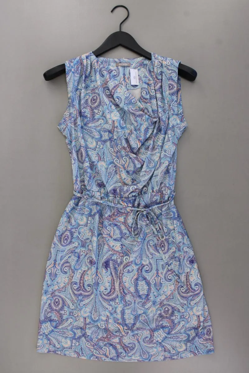 Orsay Sommerkleid Gr. 36 mit Paisleymuster neuwertig mit Gürtel Ärmellos blau