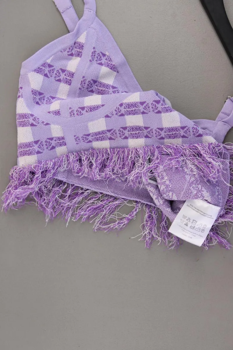 Baum und Pferdegarten Crop Top Gr. XS lila aus Viskose