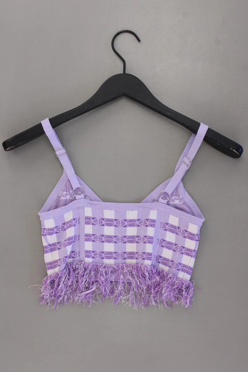 Baum und Pferdegarten Crop Top Gr. XS lila aus Viskose