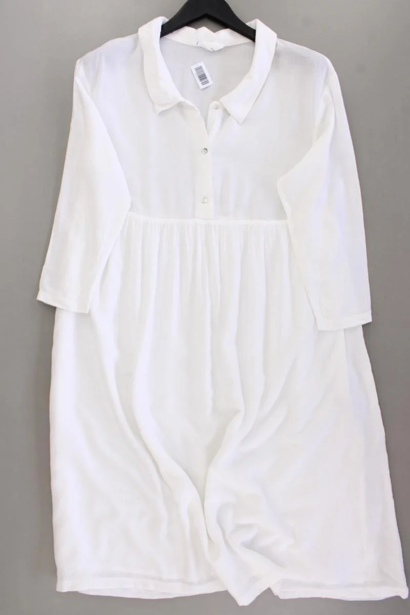 American Vintage Midikleid Gr. XS/s 3/4 Ärmel creme aus Viskose