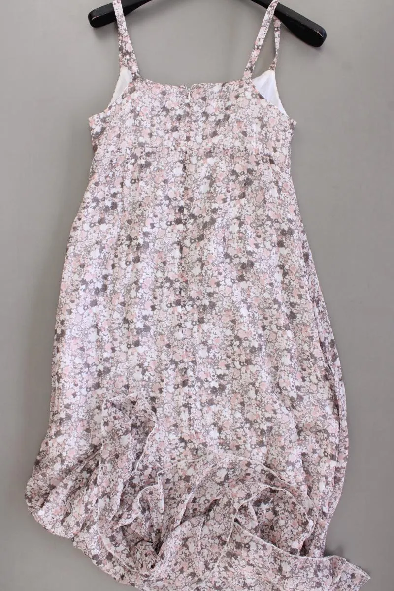 Linea Tesini Maxikleid Gr. 40 mit Blumenmuster Träger rosa aus Polyester