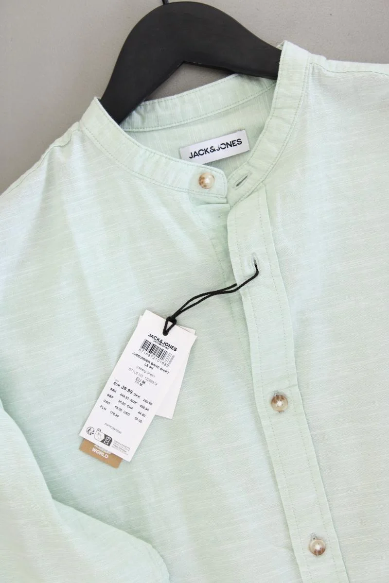 Jack & Jones Langarmhemd für Herren Gr. M neu mit Etikett Neupreis: 39,99€! grün