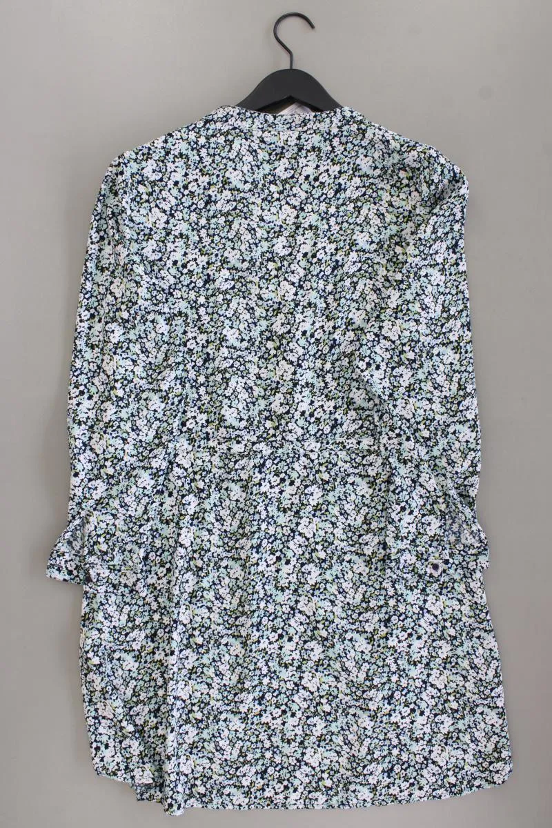 Only Blusenkleid Gr. L mit Blumenmuster Langarm blau
