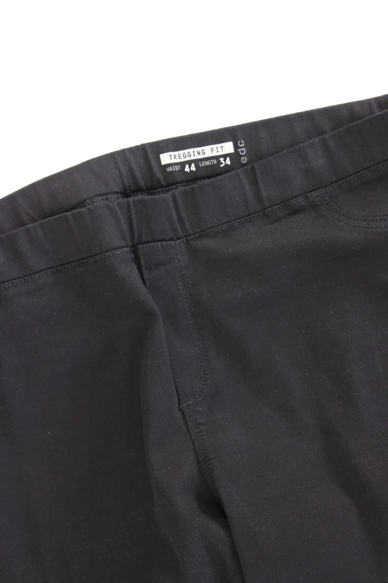 edc by Esprit Hose Gr. 44/L34 schwarz aus Baumwolle
