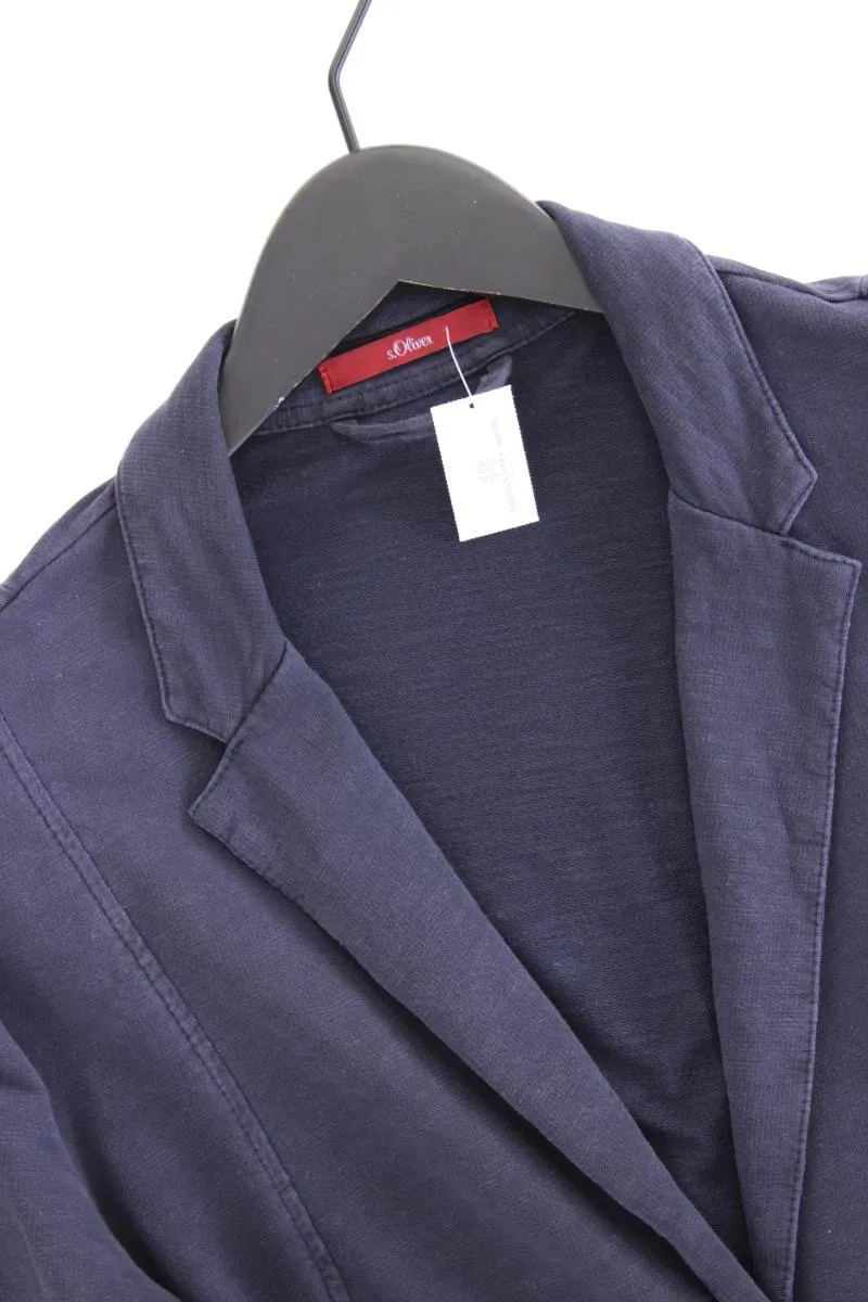 s.Oliver Classic Blazer Gr. 42 blau aus Baumwolle