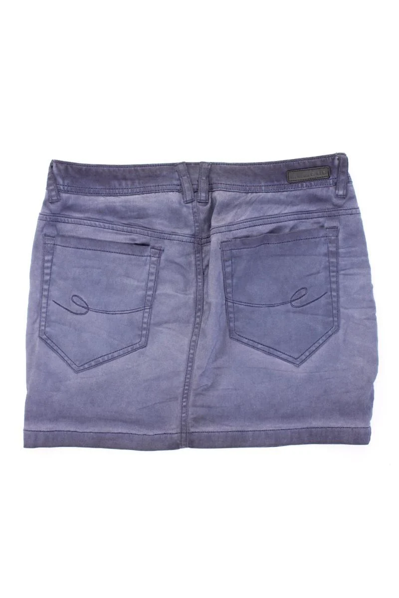 edc by Esprit Kurzer Rock Gr. 34 blau aus Baumwolle