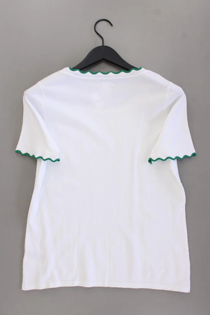 Création L. Shirt Gr. 42 Kurzarm weiß aus Viskose