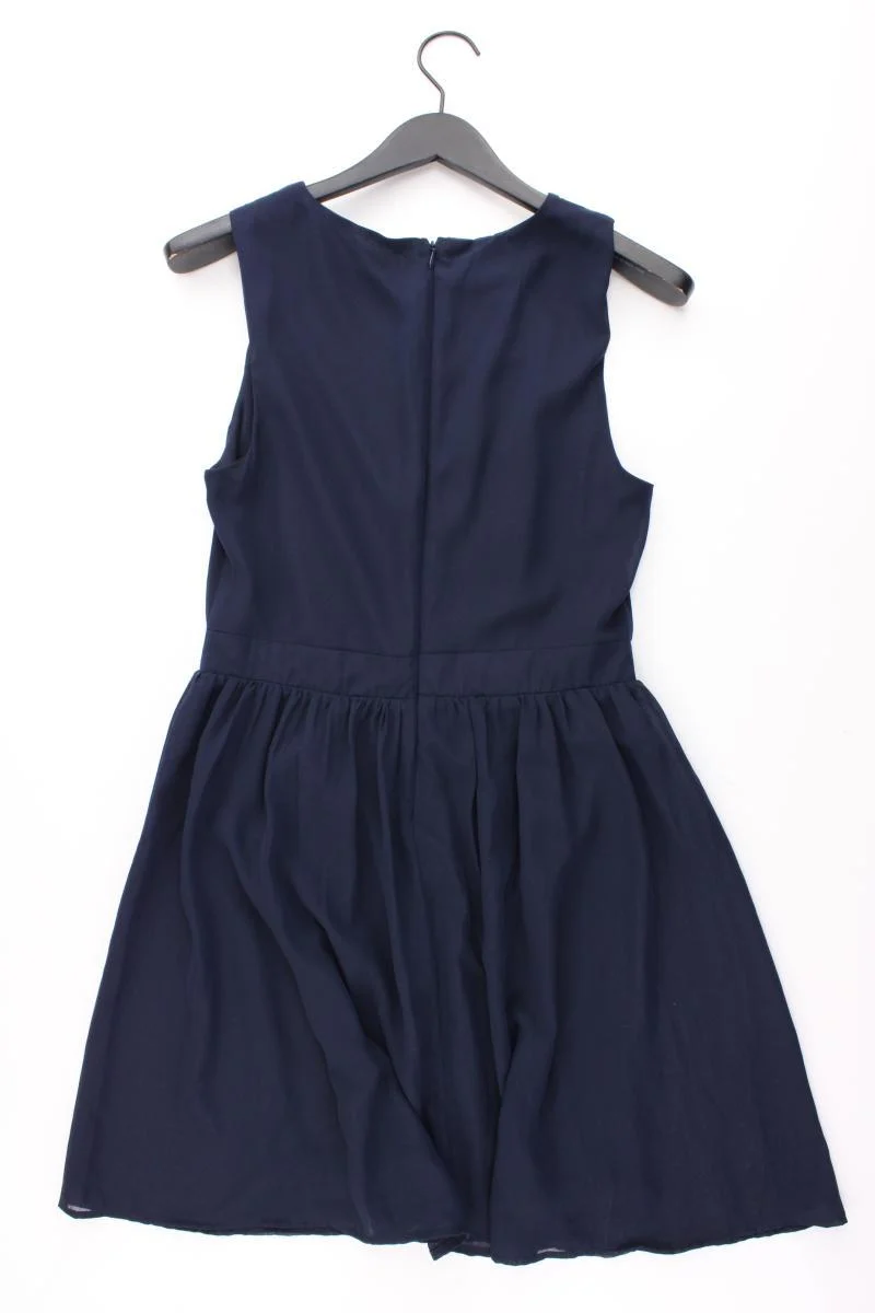Only Chiffonkleid Gr. 38 Ärmellos blau aus Polyester