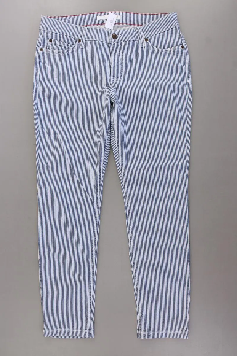 MAC Hose Gr. 44/L28 gestreift Modell Clean blau aus Baumwolle