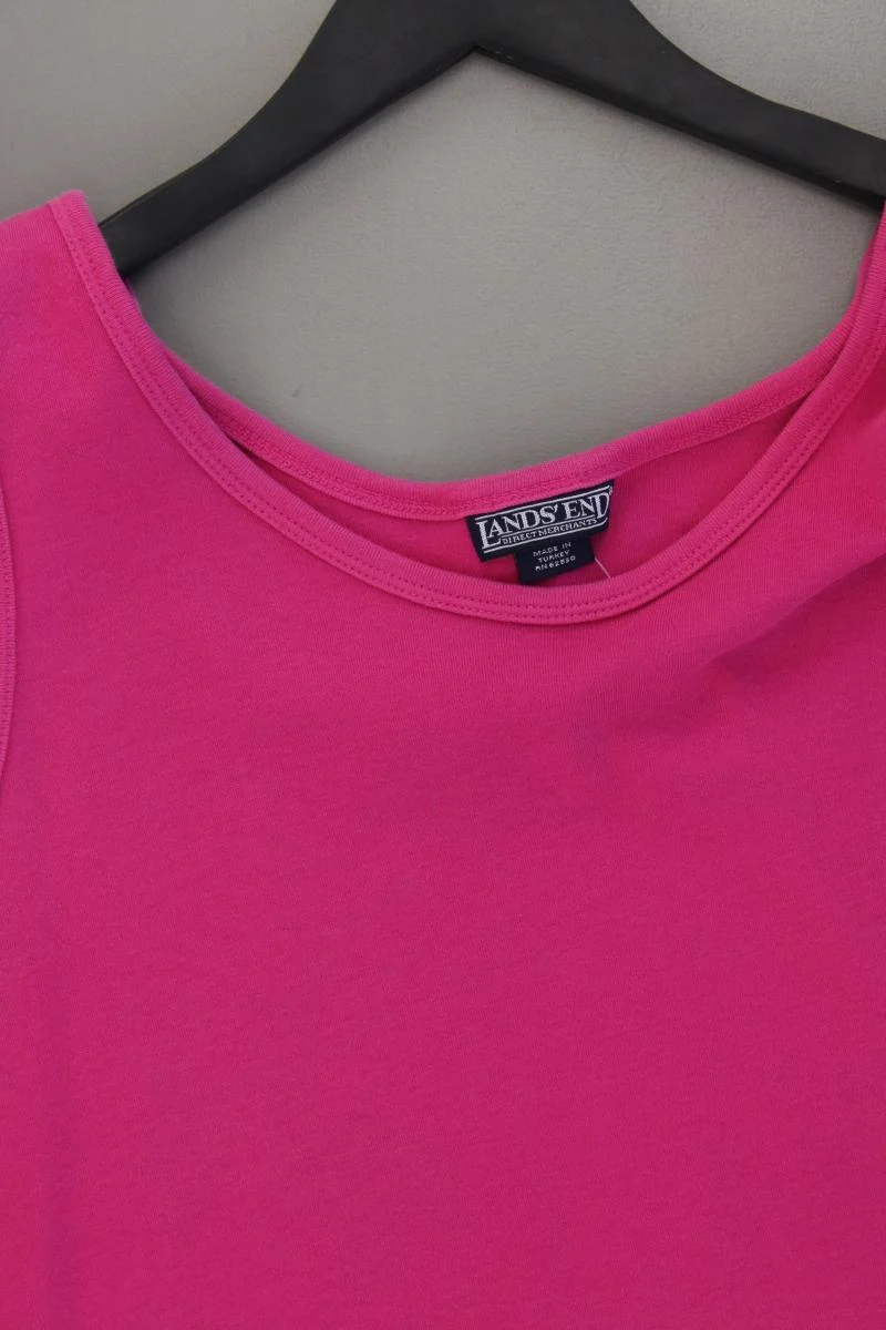 Lands' End Trägertop Gr. M pink aus Baumwolle