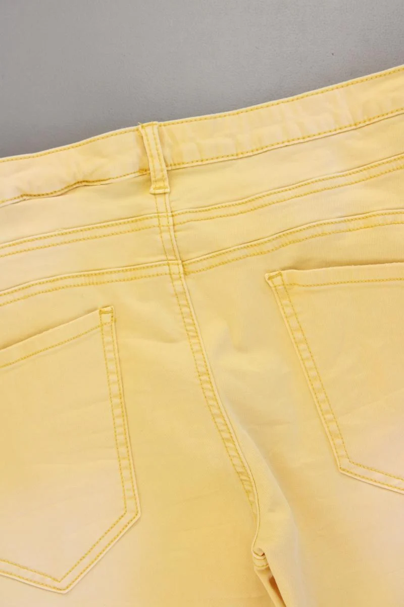 Linea Tesini Five-Pocket-Hose Gr. 38 neu mit Etikett gelb aus Baumwolle