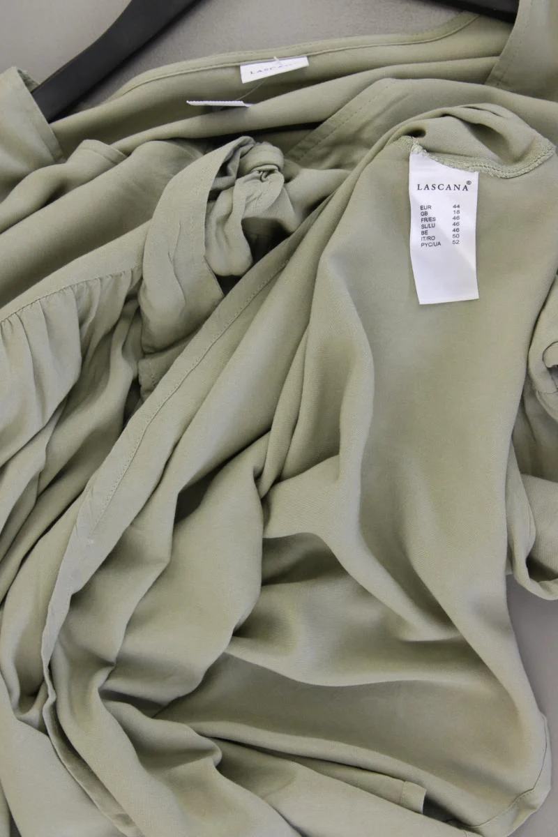 Lascana Kurzarmkleid Gr. 44 grün aus Viskose