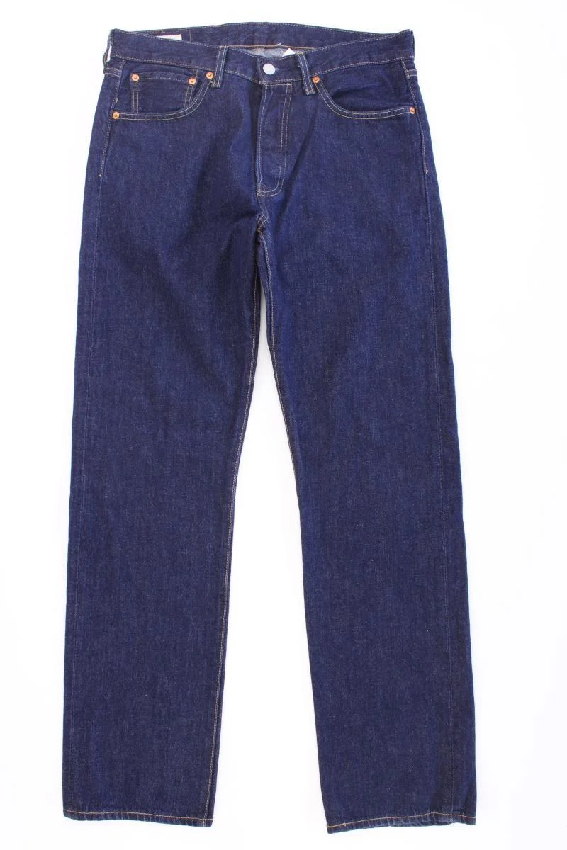 Levi's Straight Jeans für Herren Gr. W31/L32 neuwertig blau aus Baumwolle