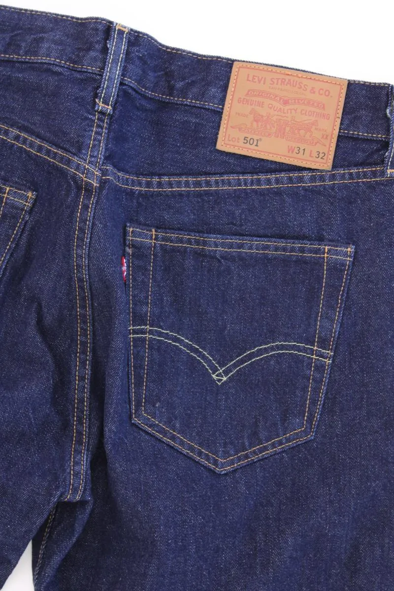 Levi's Straight Jeans für Herren Gr. W31/L32 neuwertig blau aus Baumwolle