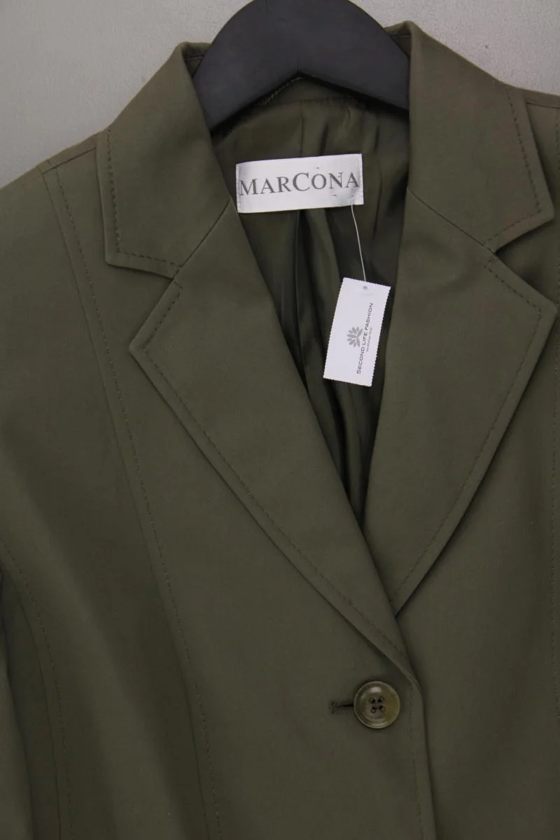 Marcona Classic Blazer Gr. 38 olivgrün aus Baumwolle