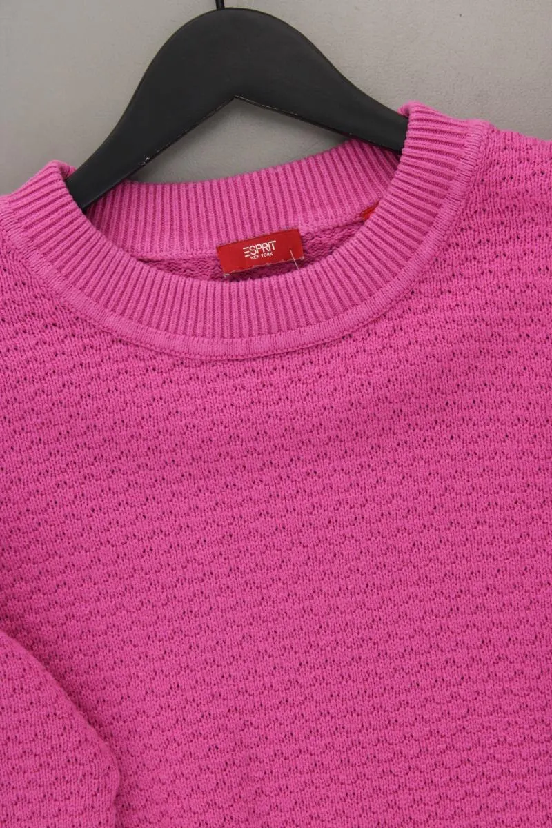 Esprit Feinstrickpullover Gr. XL pink aus Baumwolle