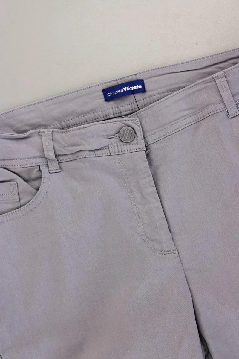 7/8 Hose Gr. 44 grau aus Viskose