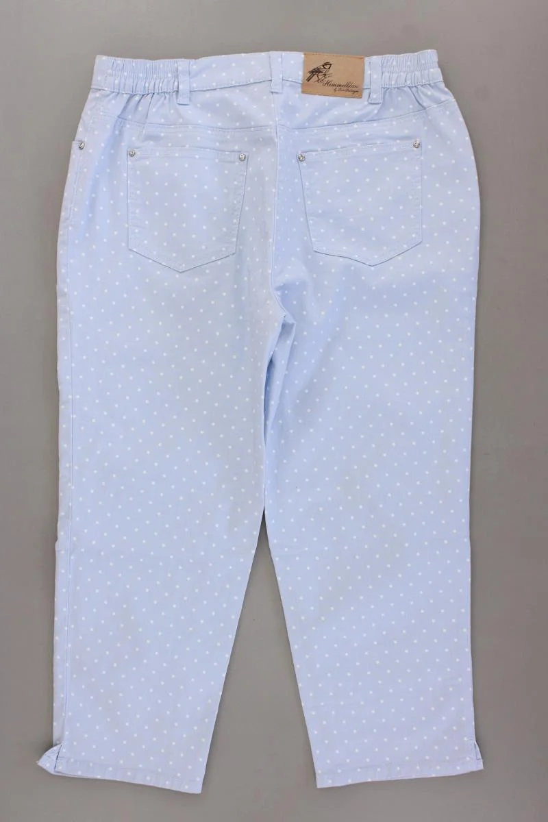 Himmelblau 7/8 Hose Gr. 40 gepunktet neuwertig aus Baumwolle