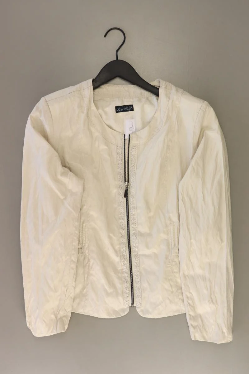 Lisa Tossa Übergangsjacke Gr. 42 creme aus Polyester