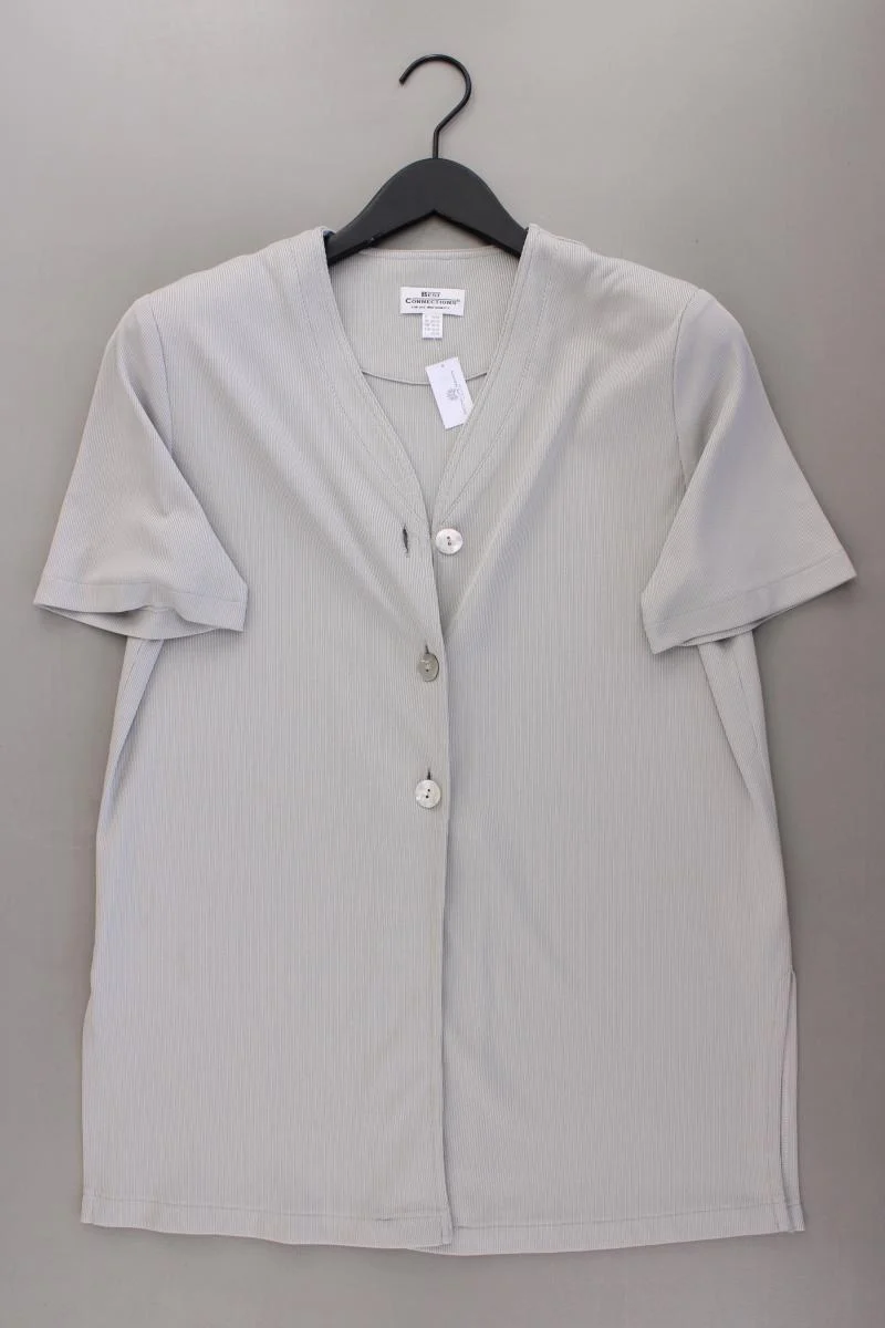 Best Connections Vintage Shirt Gr. 40/42 Kurzarm grau aus Polyester