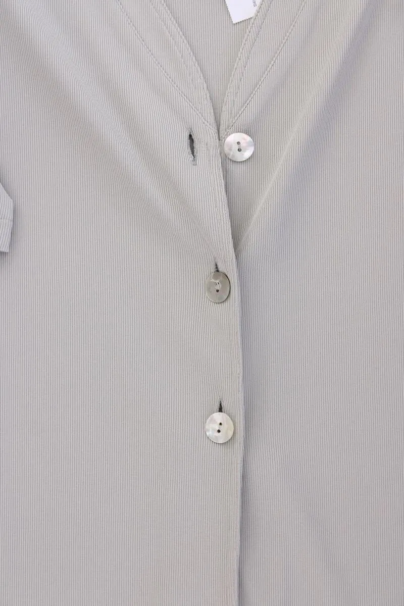 Best Connections Vintage Shirt Gr. 40/42 Kurzarm grau aus Polyester