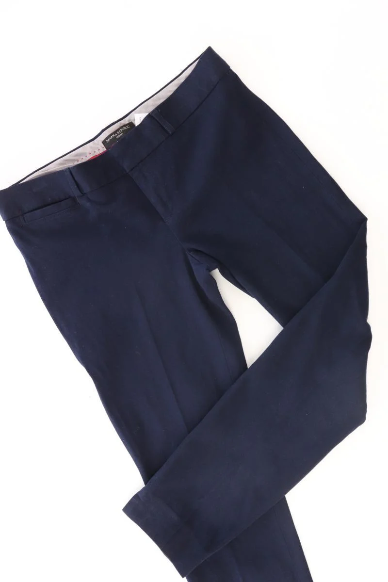 Banana Republic Anzughose Gr. US 4 (S) blau aus Viskose