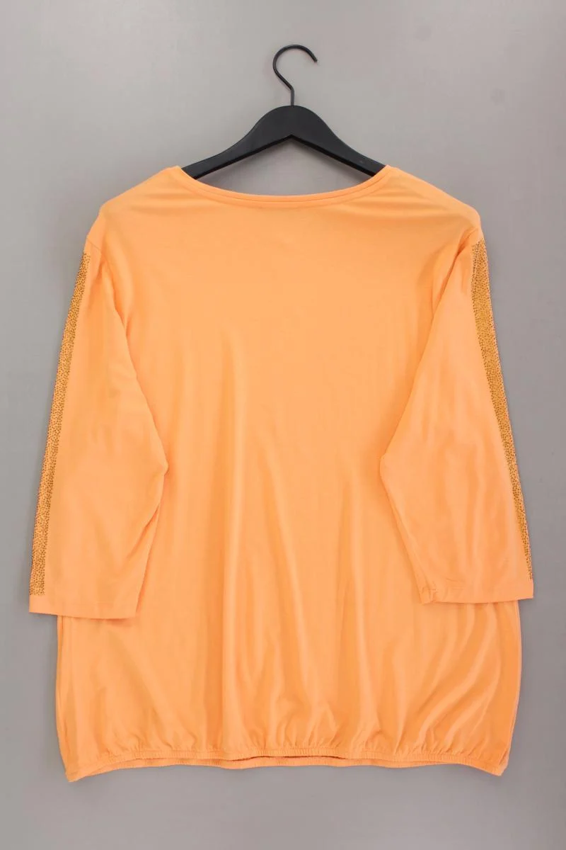 Helena Vera Classic Shirt Gr. 48 3/4 Ärmel orange aus Viskose