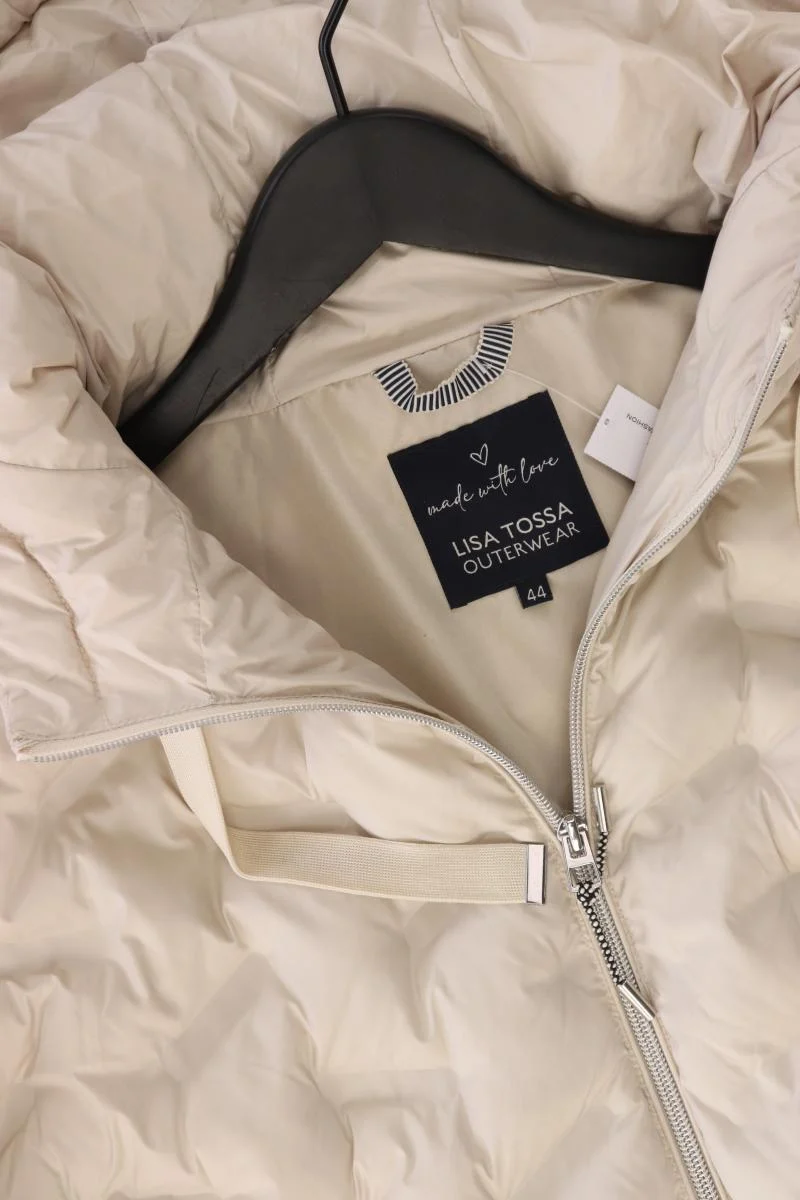 Lisa Tossa Kapuzenjacke Gr. 44 creme aus Polyester
