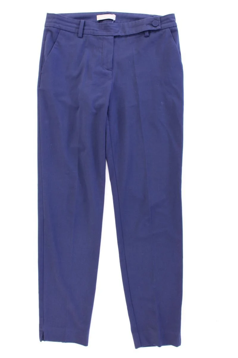 Stefanel Stoffhose Gr. 38 blau aus Polyester