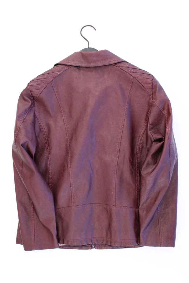 Sure Kunstlederjacke Gr. 42 neuwertig lila aus Viskose