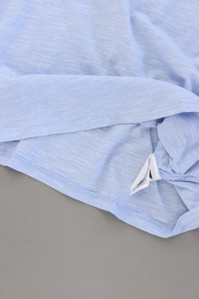 Tom Tompson Shirt für Herren Gr. M Kurzarm blau aus Baumwolle
