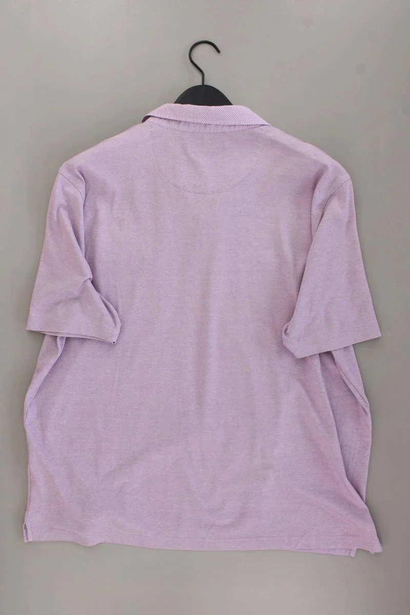 Walbusch Poloshirt Gr. 58/60 Kurzarm lila aus Baumwolle