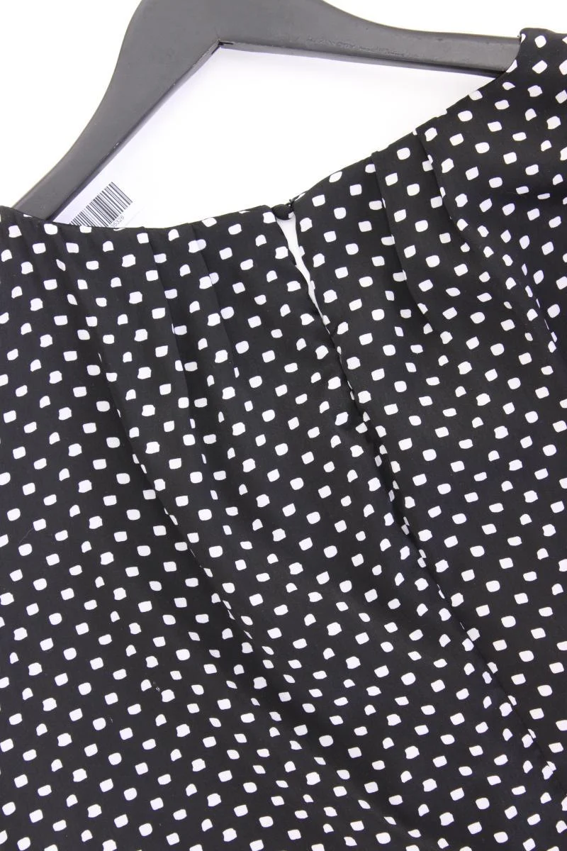 MARK ADAM Midikleid Gr. 46 geometrisches Muster Ärmellos schwarz aus Polyester