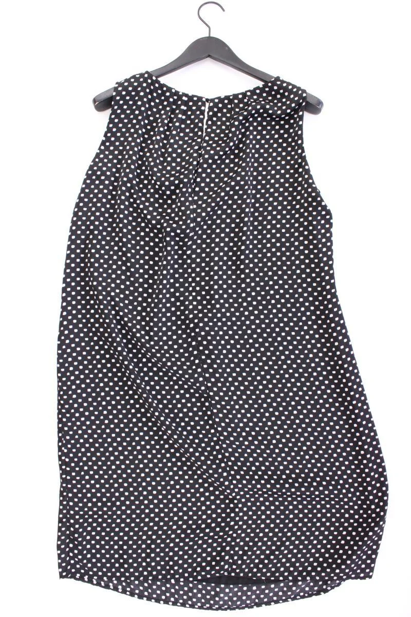 MARK ADAM Midikleid Gr. 46 geometrisches Muster Ärmellos schwarz aus Polyester
